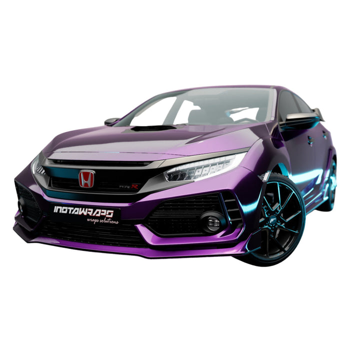 KPMF K75400 SERIES GLOSS PURPLE / BLACK IRIDESCENT VINYL WRAP | K75465