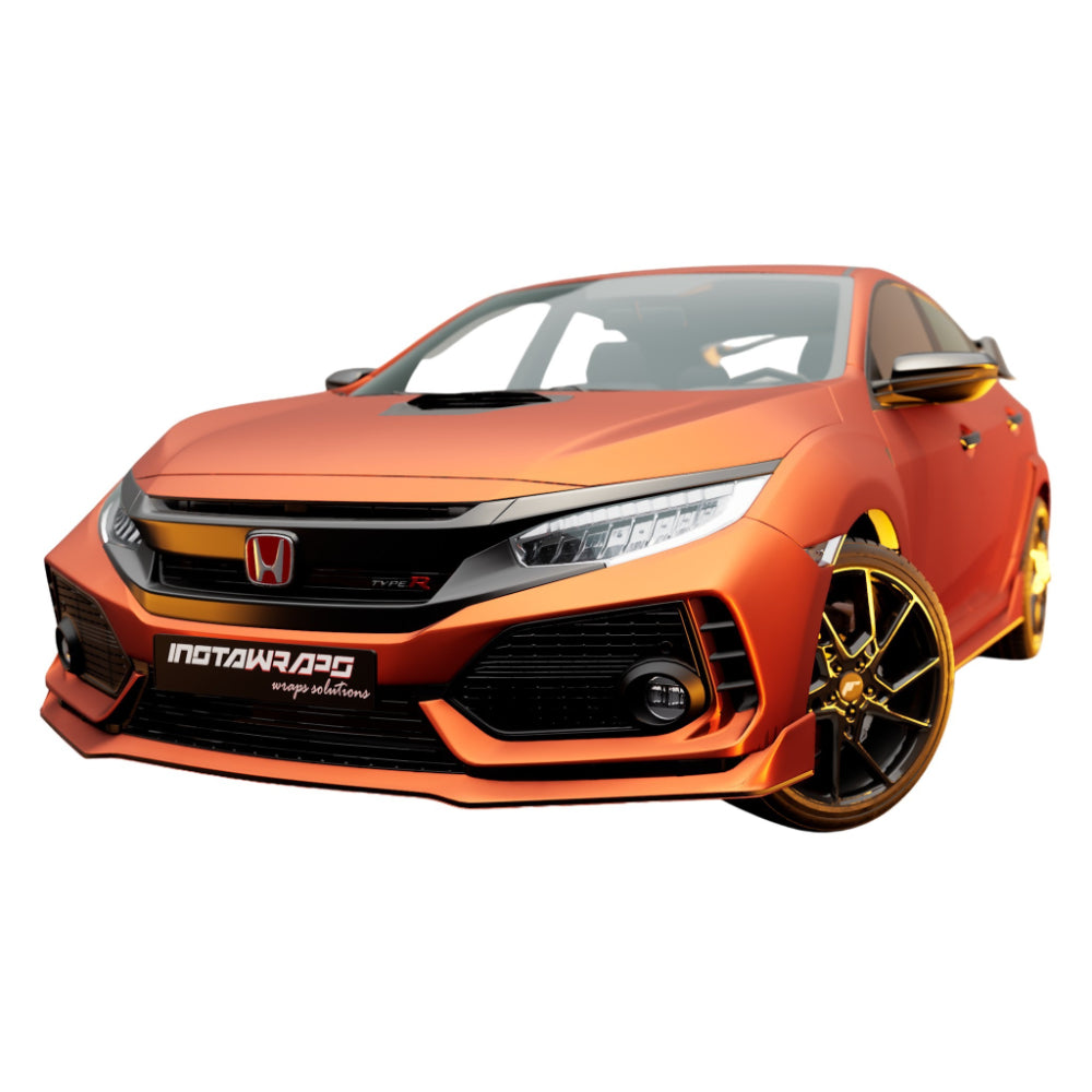 KPMF K75400 SERIES MATTE ICED ORANGE TITANIUM VINYL WRAP | K75502