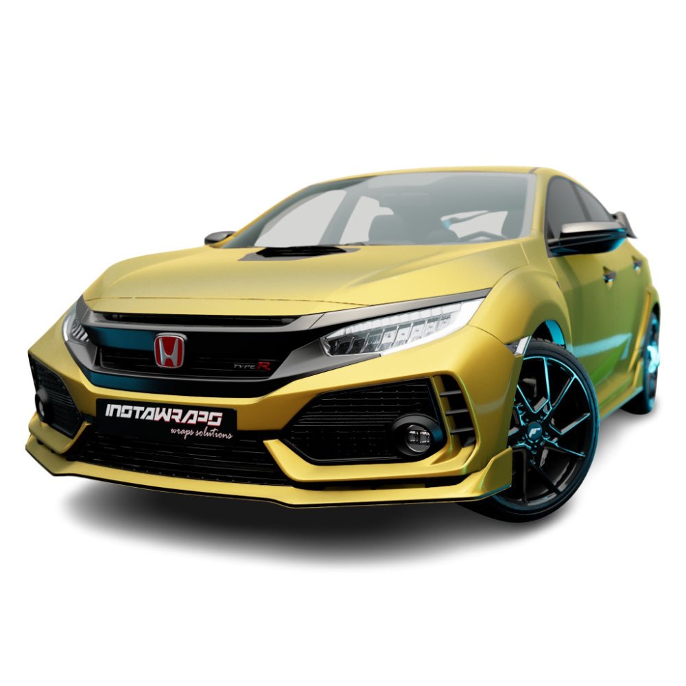 KPMF K75400 SERIES MATTE ICED YELLOW TITANIUM METALLIC VINYL WRAP | K75534