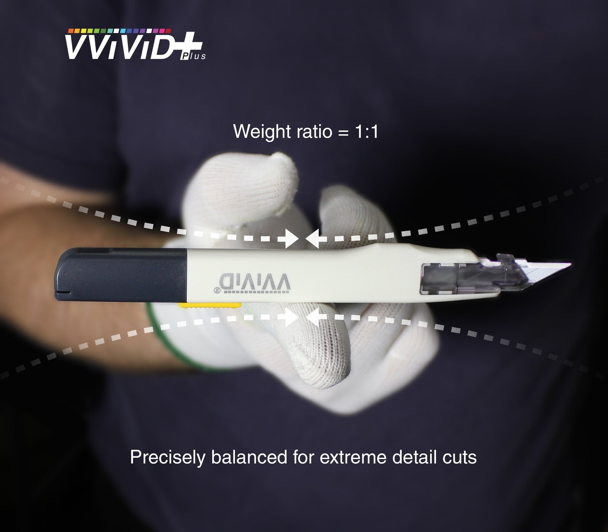 VVIVID VINYL PREMIUM PRECISION 30 DEGREE UTILITY CUTTING KNIFE