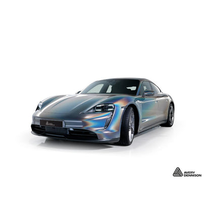 AVERY DENNISON SW900 SUPREME GLOSS METALLIC PRISMATIC GRAY VINYL WRAP | SW900-879-M
