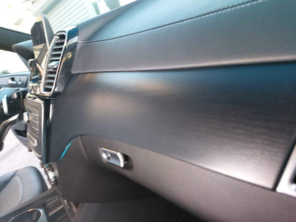 VVIVID VINYL STEALTH BLACK ASH WOOD GRAIN ARCHITECTURAL FILM