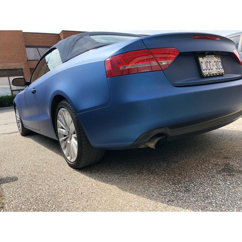 AVERY DENNISON SW900 SUPREME MATTE BLUE METALLIC VINYL WRAP | SW900-615-M