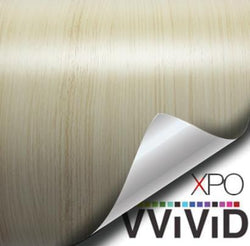 VVIVID VINYL WHITE MAPLE WOOD GRAIN ARCHITECTURAL FILM | V111