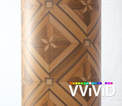 VVIVID VINYL PARQUETTE MOSAIC WOOD GRAIN ARCHITECTURAL FILM