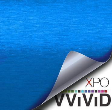 VVIVID VINYL XPO METALLIC BLUE BRUSHED STEEL