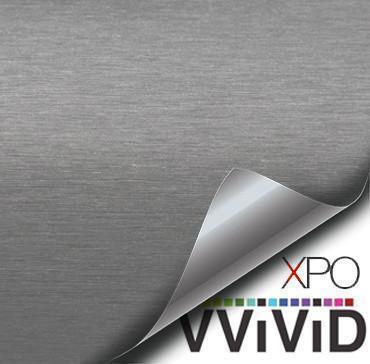 VVIVID VINYL XPO ALUMINUM BRUSHED STEEL