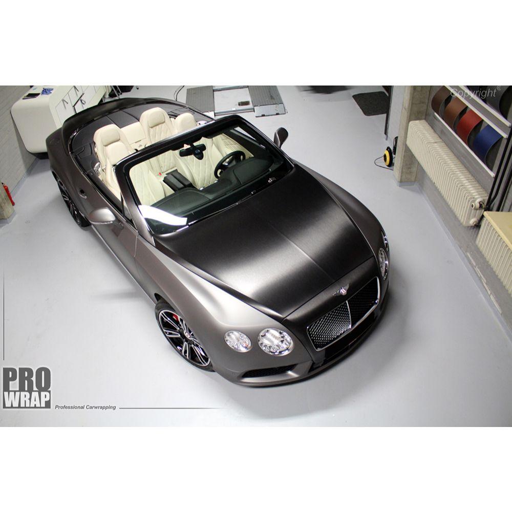 AVERY DENNISON SW900 SUPREME BRUSHED BLACK METALLIC VINYL WRAP | SW900-193-X