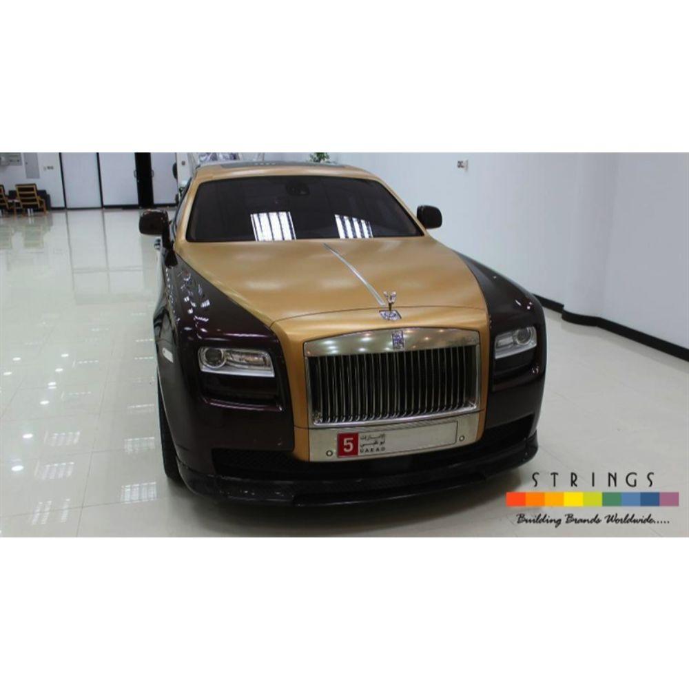 AVERY DENNISON SW900 SUPREME BRUSHED BRONZE METALLIC VINYL WRAP | SW900-933-X