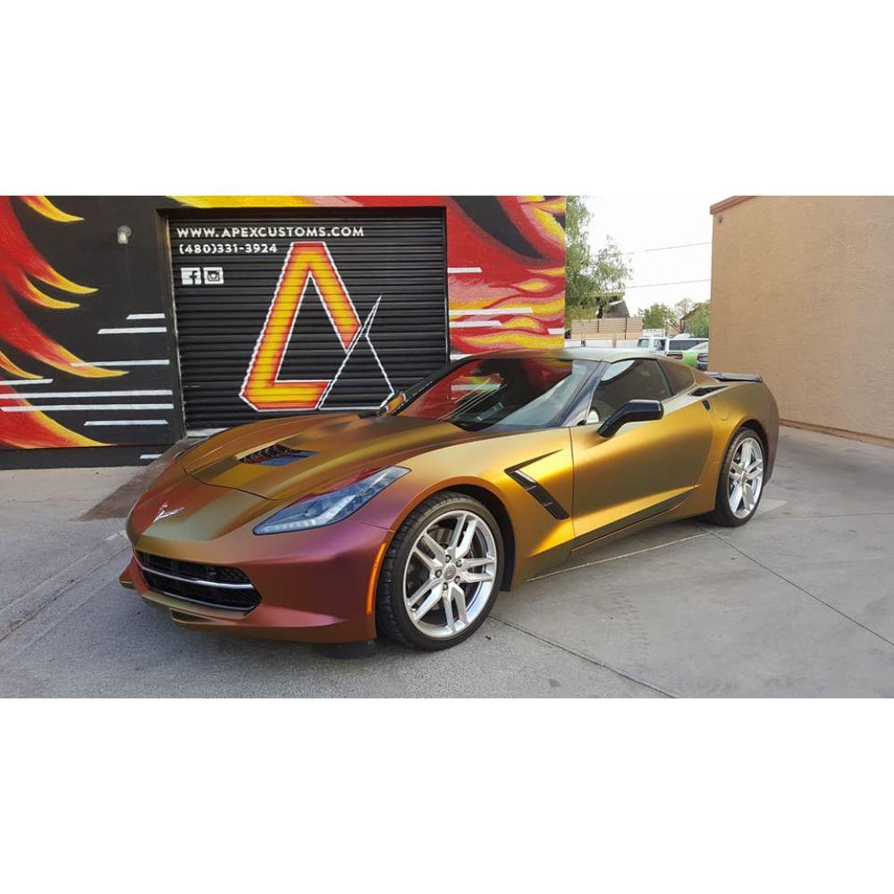 AVERY DENNISON SW900 SUPREME COLORFLOW SATIN RISING SUN VINYL WRAP | S ...