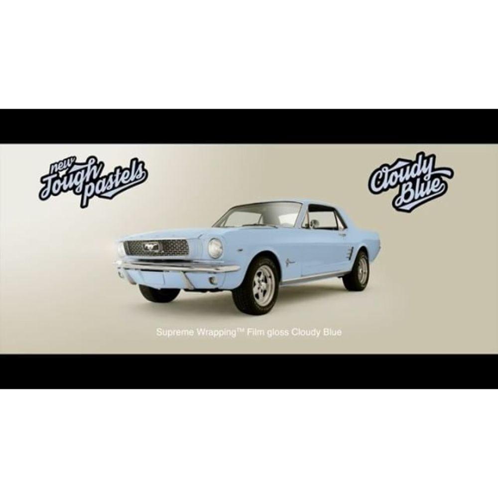 AVERY DENNISON SW900 SUPREME GLOSS CLOUDY BLUE VINYL WRAP | SW900-656-O