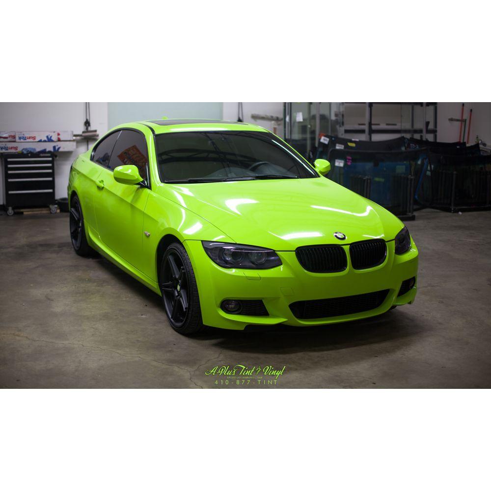 AVERY DENNISON SW900 SUPREME GLOSS LIME GREEN VINYL WRAP | SW900-731-O