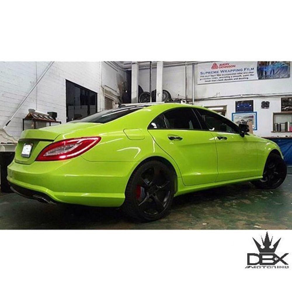 AVERY DENNISON SW900 SUPREME GLOSS LIME GREEN VINYL WRAP | SW900-731-O