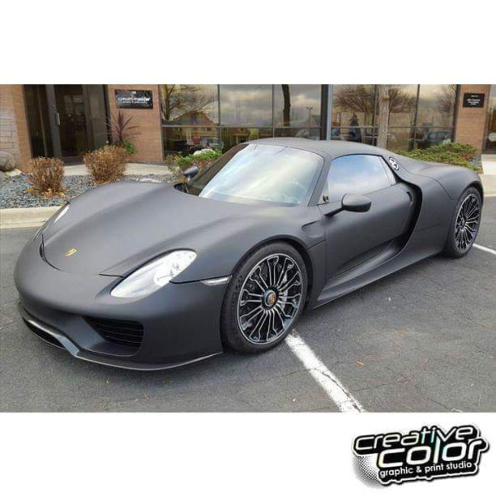 AVERY DENNISON SW900 SUPREME MATTE BLACK VINYL WRAP | SW900-180-O