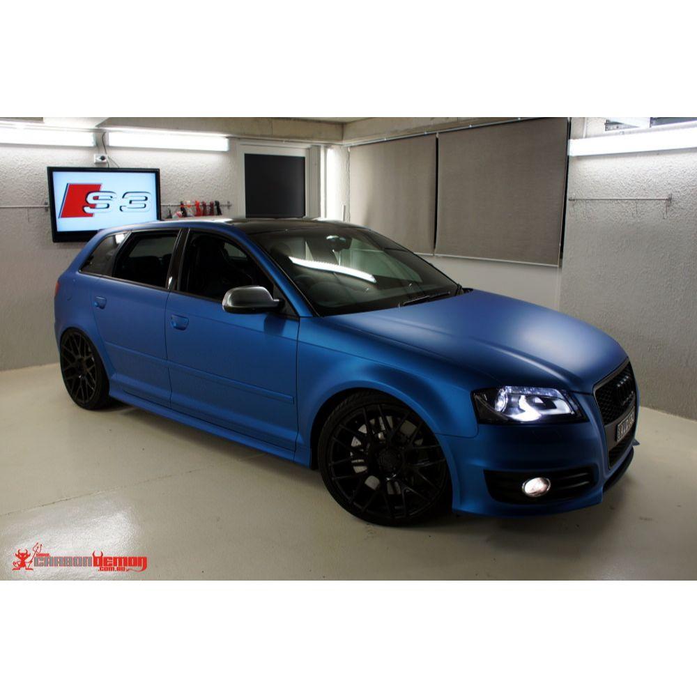 AVERY DENNISON SW900 SUPREME MATTE BLUE METALLIC VINYL WRAP | SW900-615-M