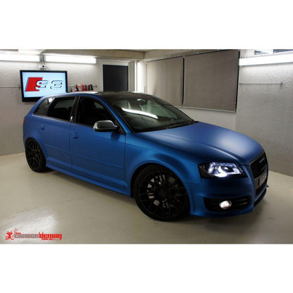 AVERY DENNISON SW900 SUPREME MATTE BLUE METALLIC VINYL WRAP | SW900-615-M