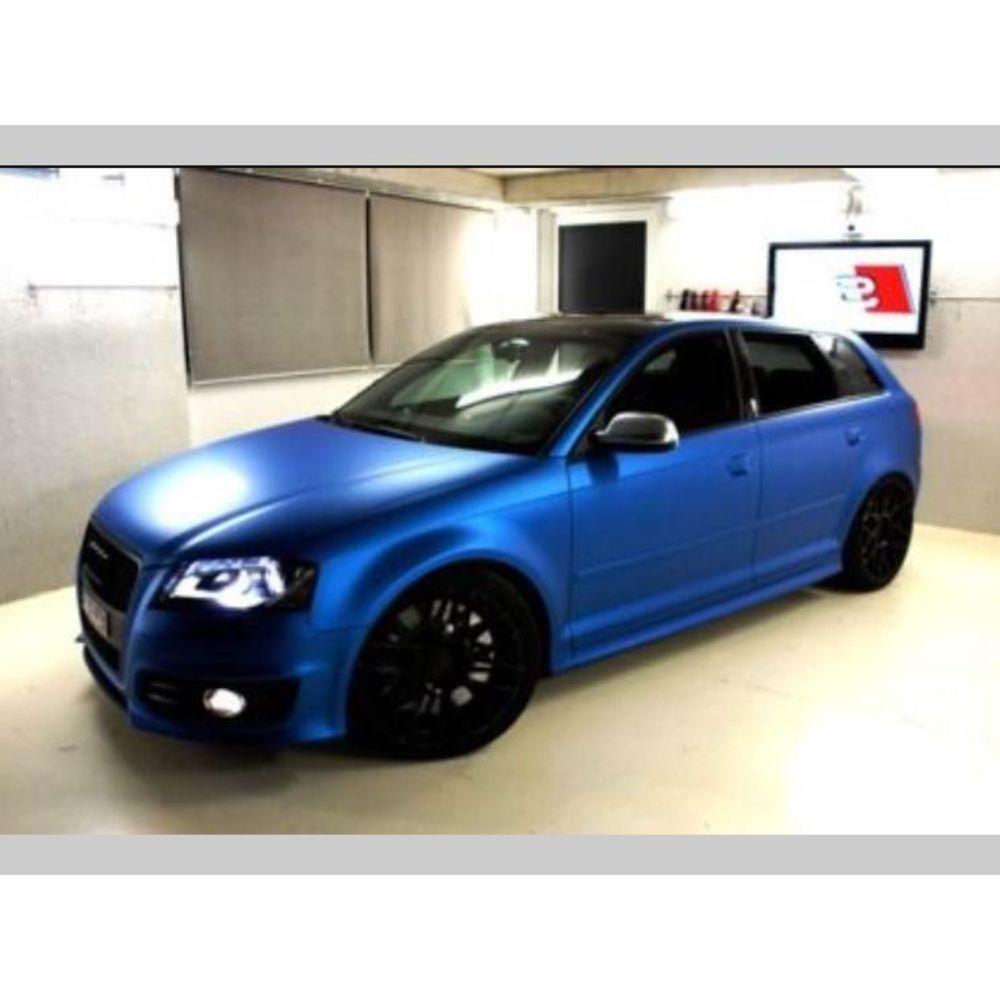 AVERY DENNISON SW900 SUPREME MATTE BLUE METALLIC VINYL WRAP | SW900-615-M