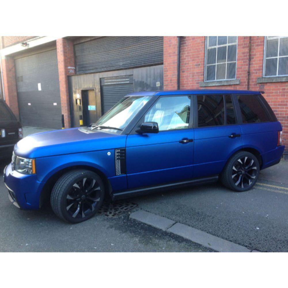 AVERY DENNISON SW900 SUPREME MATTE BLUE METALLIC VINYL WRAP | SW900-615-M