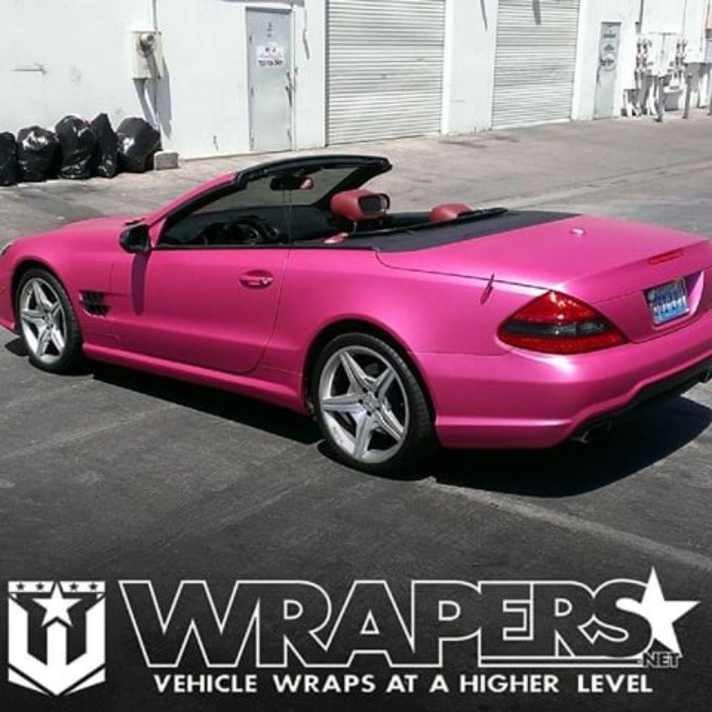AVERY DENNISON SW900 SUPREME MATTE PINK METALLIC VINYL WRAP | SW900-520-M