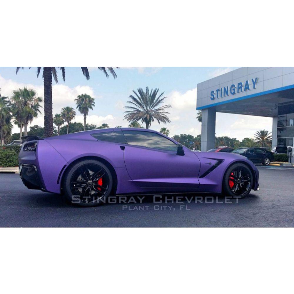 AVERY DENNISON SW900 SUPREME MATTE PURPLE METALLIC VINYL WRAP | SW900-565-M