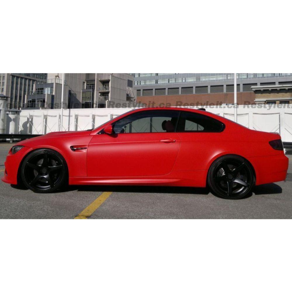 AVERY DENNISON SW900 SUPREME SATIN CARMINE RED VINYL WRAP | SW900-438-O