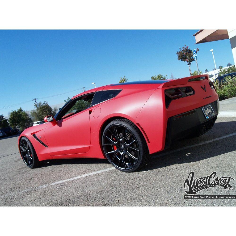 AVERY DENNISON SW900 SUPREME SATIN CARMINE RED VINYL WRAP | SW900-438-O