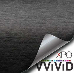 VVIVID VINYL XPO BLACK BRUSHED STEEL | V161
