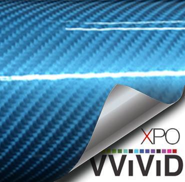 VVIVID VINYL XPO GLOSS  BLUE TECH ART CARBON