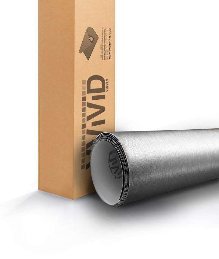 VVIVID VINYL XPO ALUMINUM BRUSHED STEEL