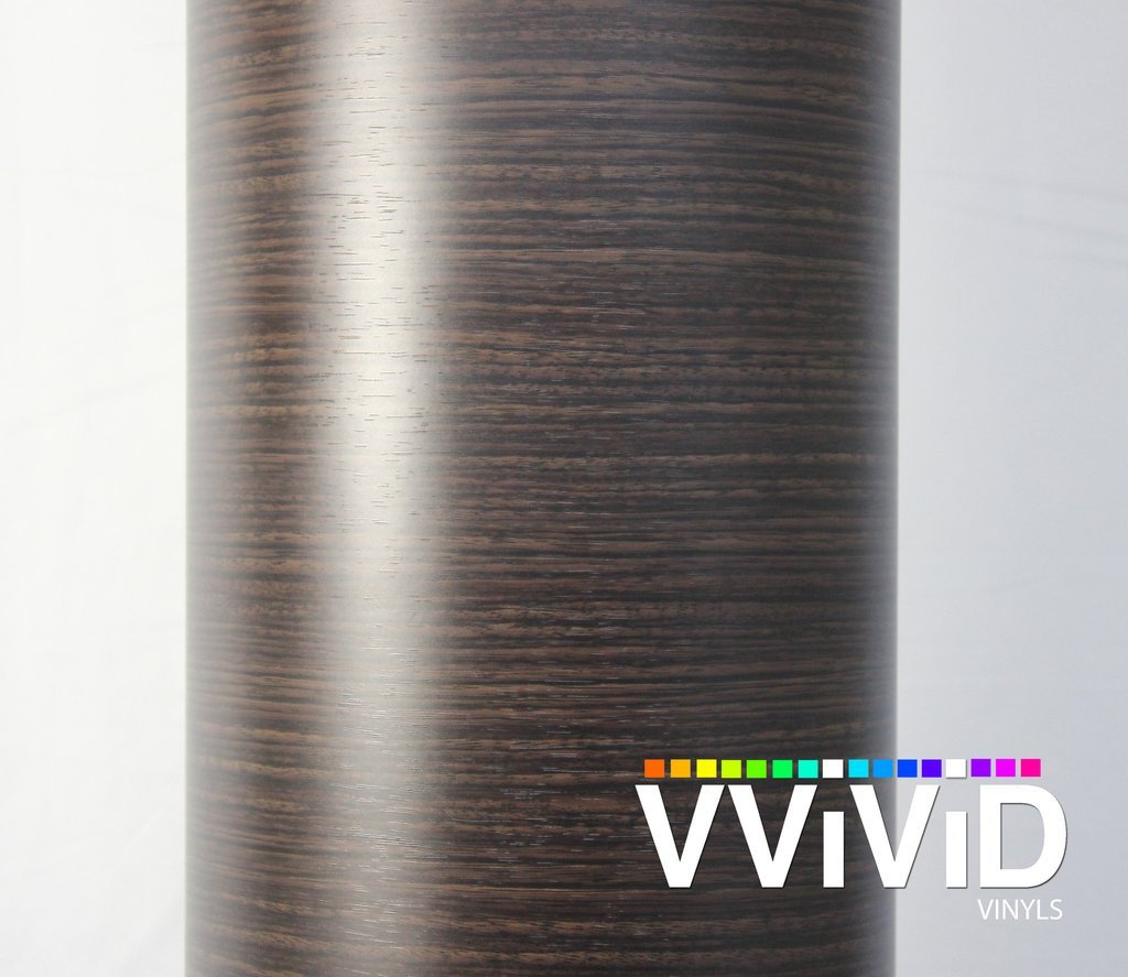 VVIVID VINYL EBONY WOOD GRAIN ARCHITECTURAL FILM