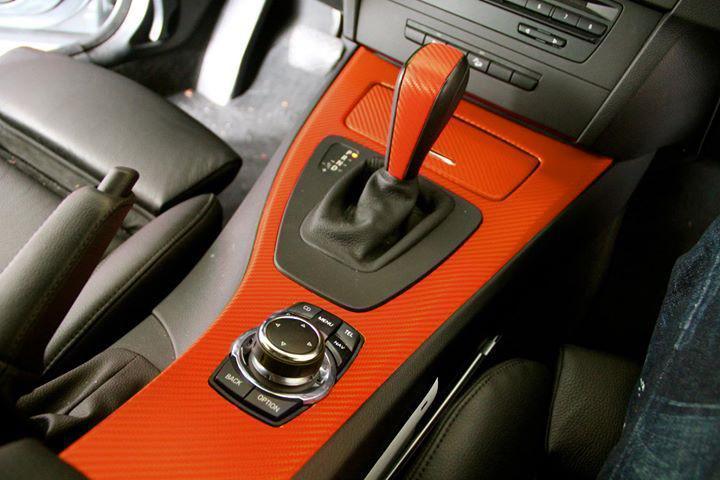 VVIVID VINYL XPO MATTE ORANGE DRY CARBON ARCHITECTURAL FILM ( INTERIOR USE ONLY )