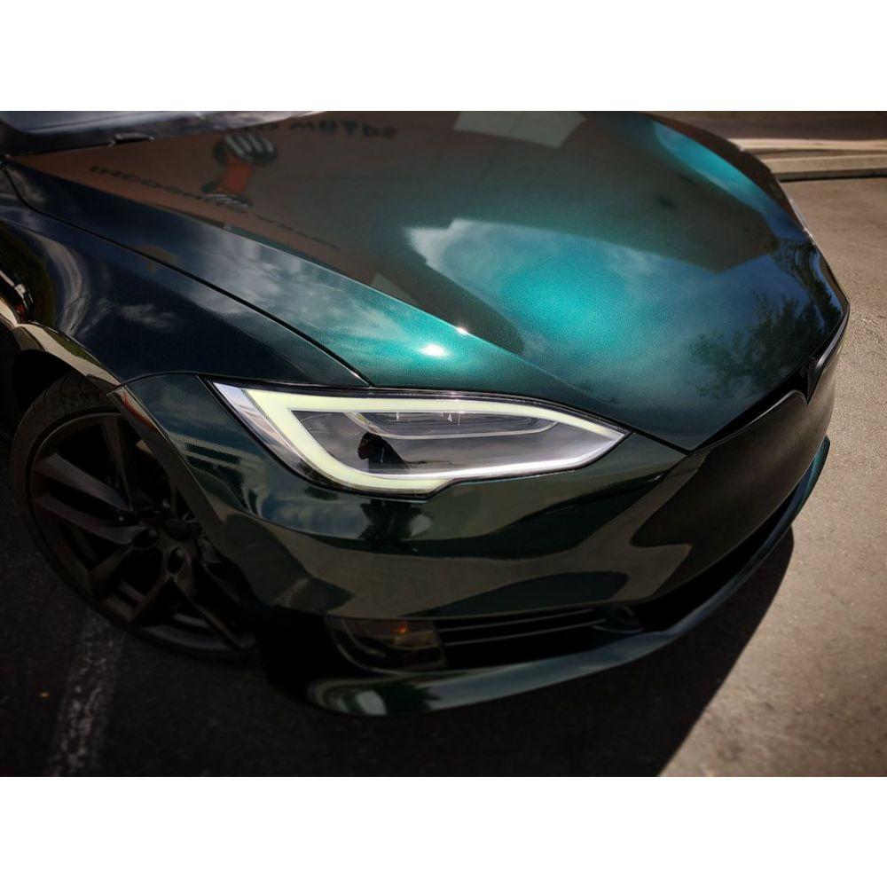 KPMF K75400 SERIES GLOSS GREEN/BLACK IRIDESCENT VINYL WRAP | K75460