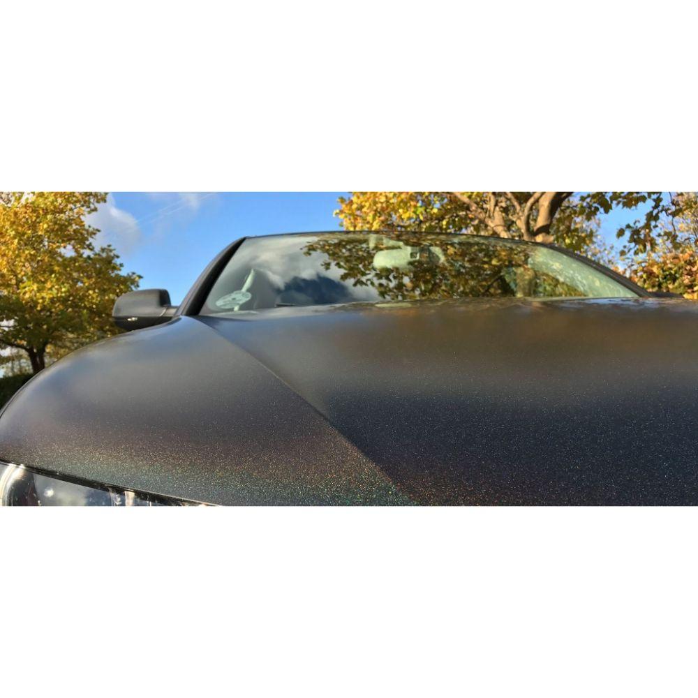 KPMF K75400 SERIES MATTE MORPHEUS BLACK STARLIGHT VINYL WRAP | K75571