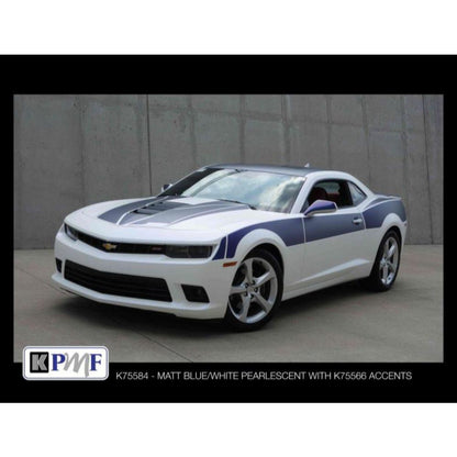 KPMF K75400 SERIES MATTE WHITE/BLUE PEARLESCENT VINYL WRAP | K75584