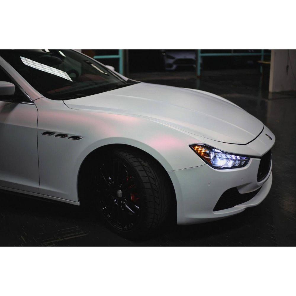 KPMF K75400 SERIES MATTE PINK/WHITE STARLIGHT VINYL WRAP | K75574