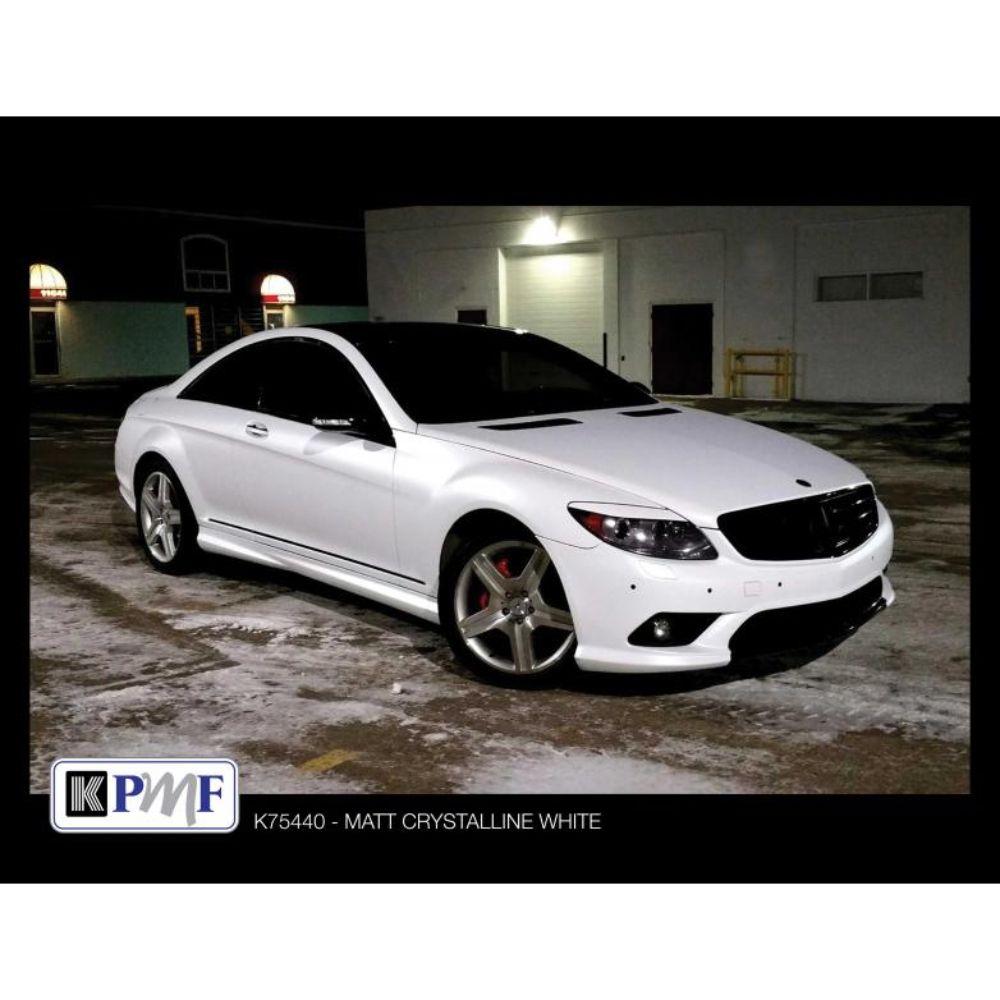 KPMF K75400 SERIES MATTE CRYSTALLINE WHITE METALLIC VINYL WRAP | K75540