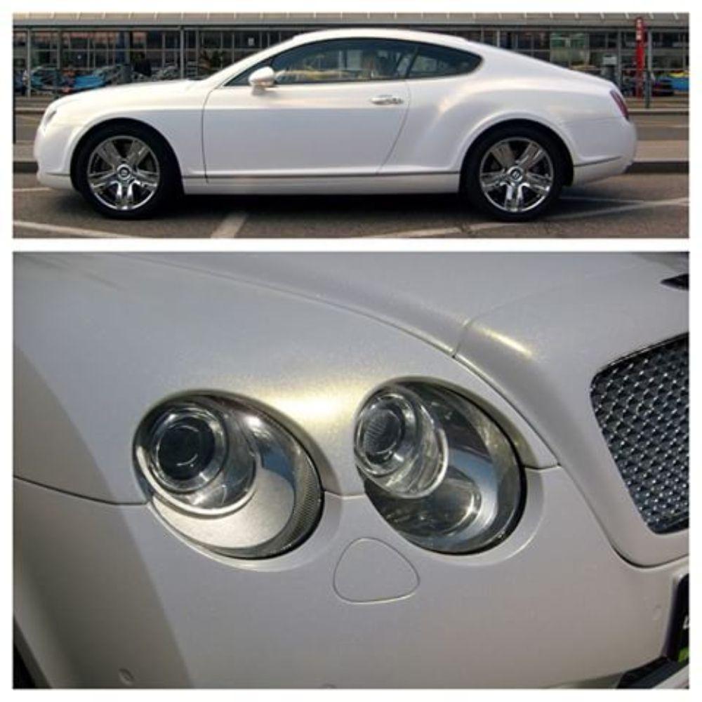 KPMF K75400 SERIES MATTE GOLD/WHITE STARLIGHT VINYL WRAP | K75572