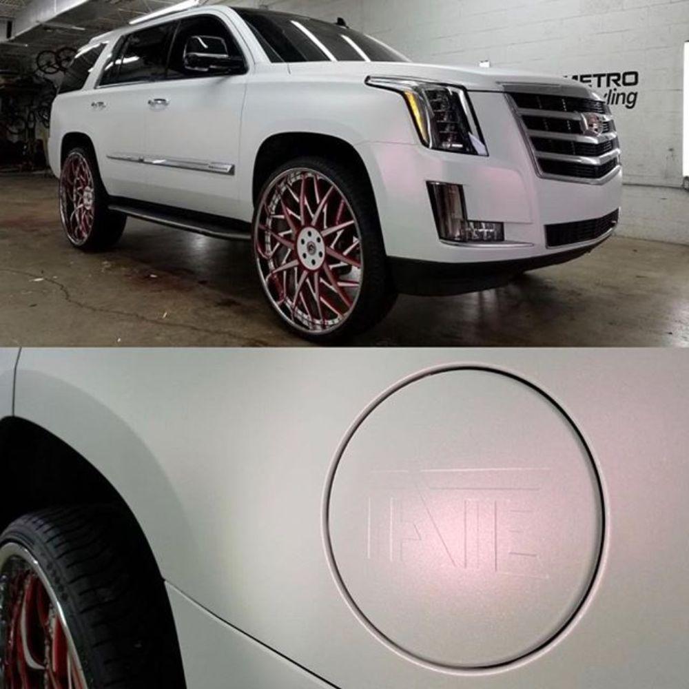 KPMF K75400 SERIES MATTE PINK/WHITE STARLIGHT VINYL WRAP | K75574