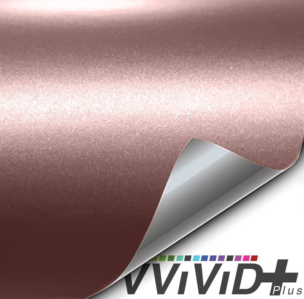 VVIVID VINYL 2018 VVIVID+ SATIN ROSE GOLD (CHROME POWDER METALLIC)