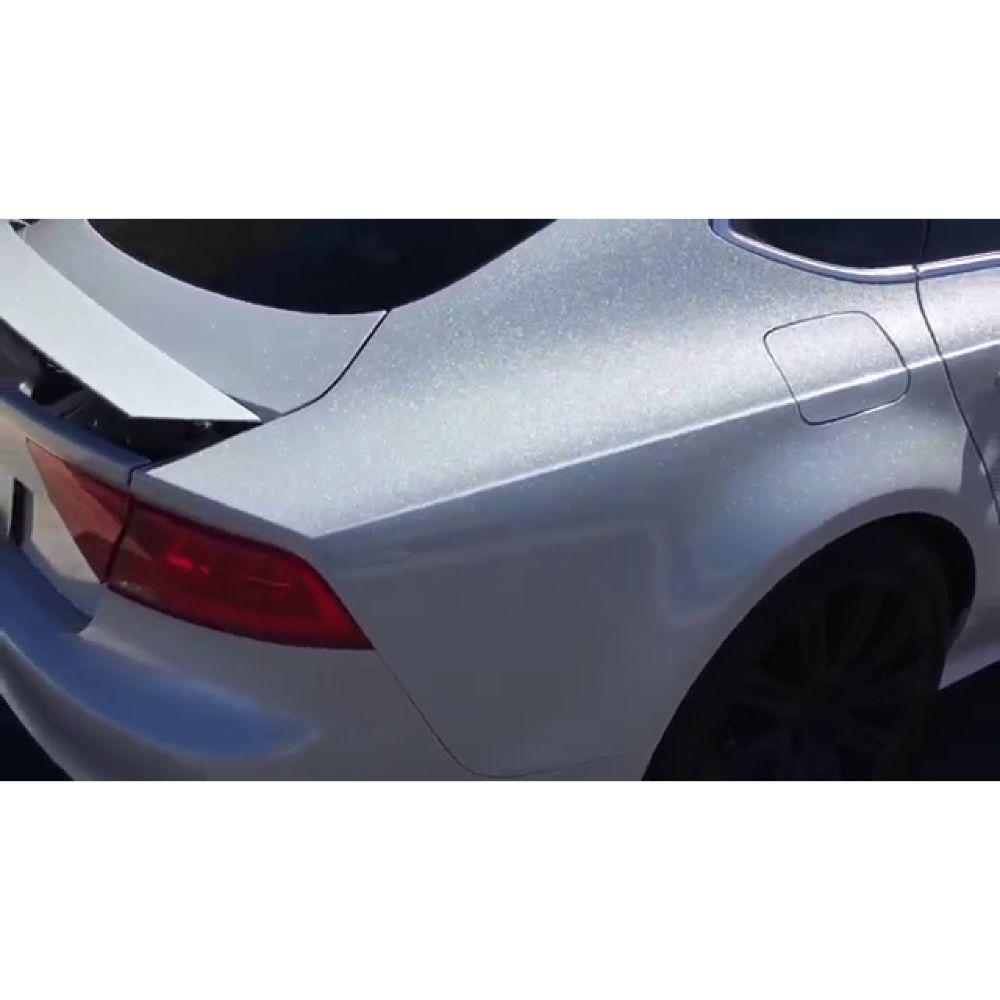 AVERY DENNISON SW900 SUPREME GLOSS SILVER DIAMOND VINYL WRAP | SW900-878-D