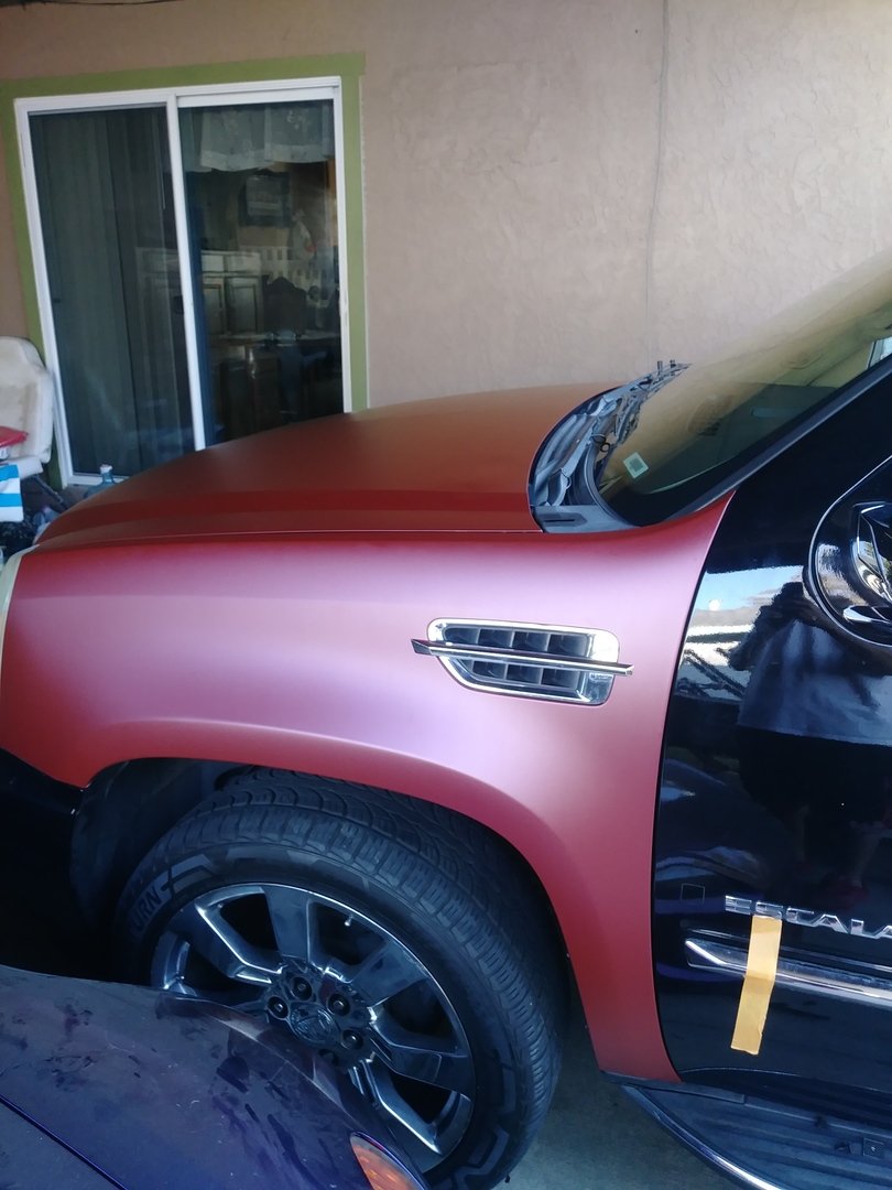 VVIVID VINYL 2018 CKWRAPS MATTE BLOODY BURGUNDY METALLIC