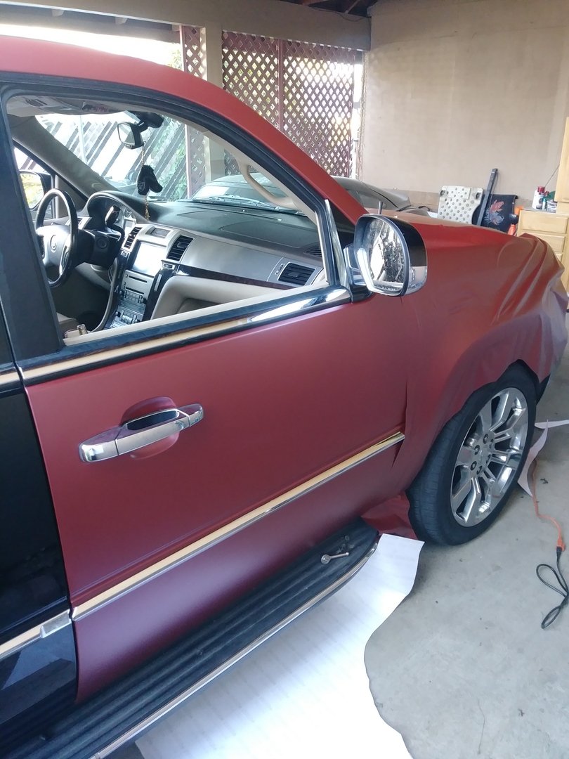 VVIVID VINYL 2018 CKWRAPS MATTE BLOODY BURGUNDY METALLIC