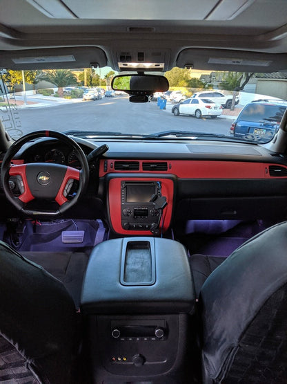 VVIVID VINYL XPO MATTE RED DRY CARBON ARCHITECTURAL FILM ( INTERIOR USE ONLY )