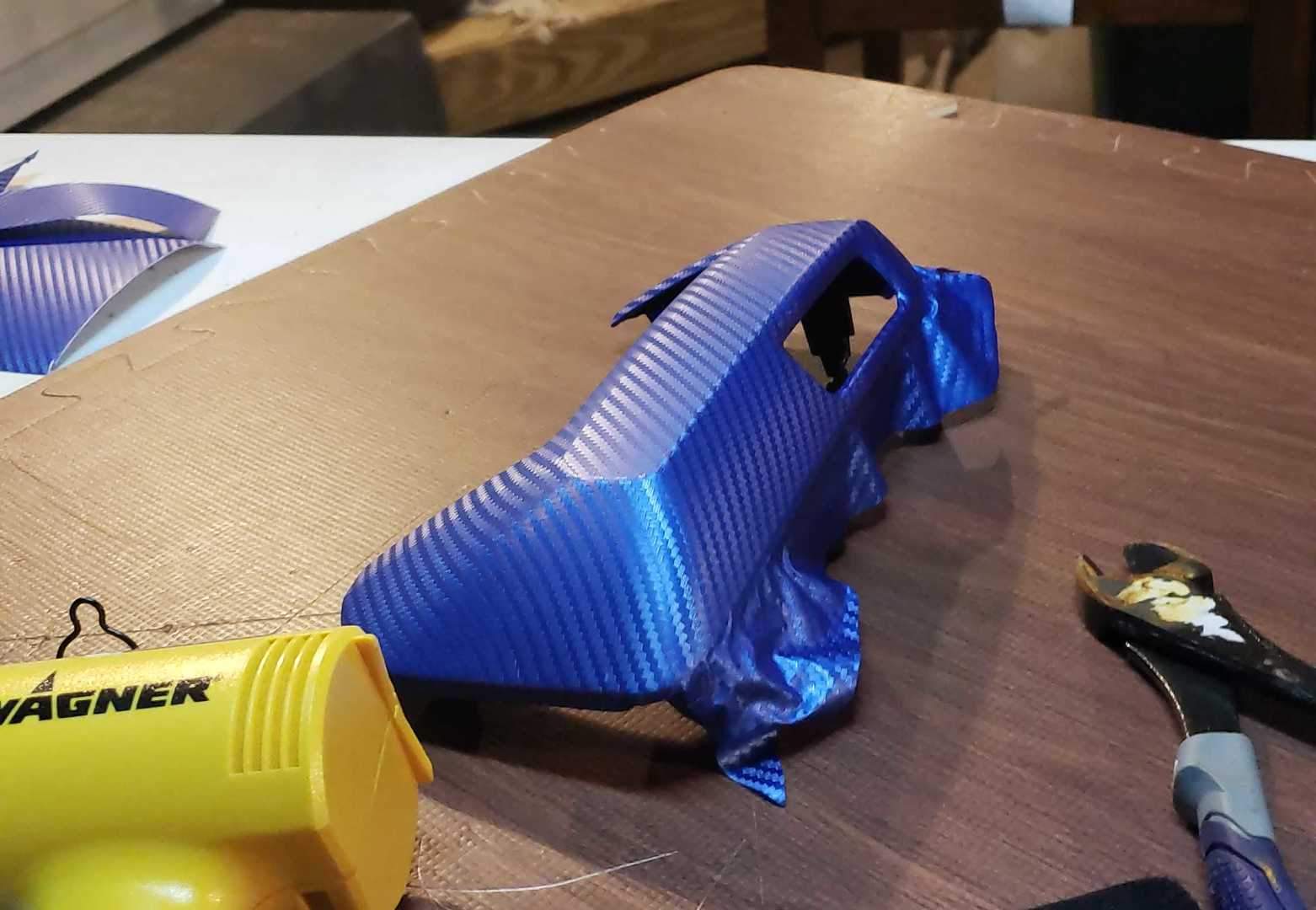 VVIVID VINYL XPO MATTE METALLIC BLUE DRY CARBON