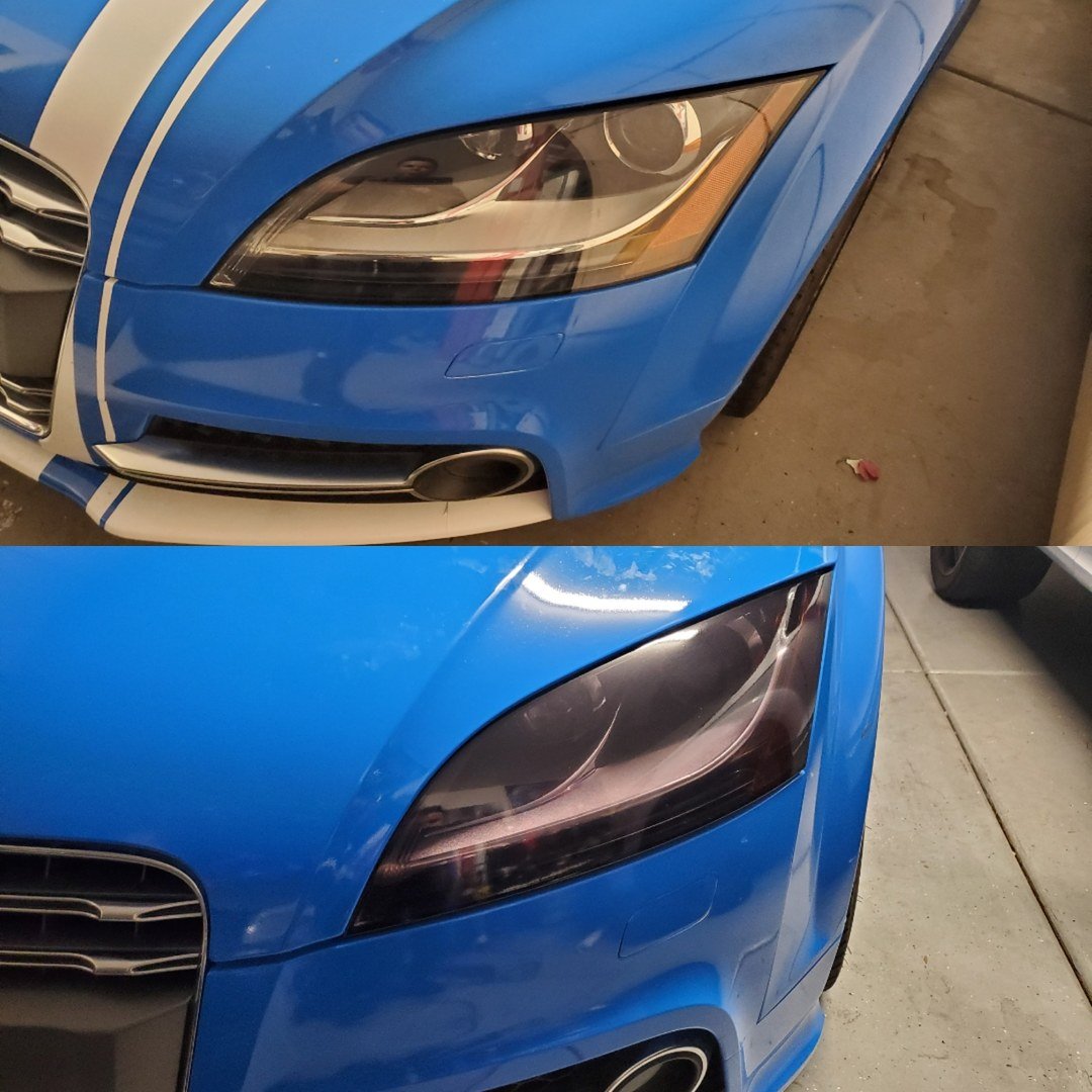 VVIVID VINYL 2020 VVIVID+ MATTE SMOKE AIR-TINT HEADLIGHT TINT