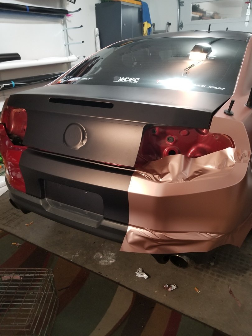 VVIVID VINYL 2018 VVIVID+ SATIN ROSE GOLD (CHROME POWDER METALLIC)