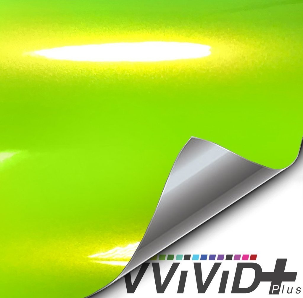 VVIVID VINYL 2018 VVIVID+ GLOSS RADIOACTIVE LIME