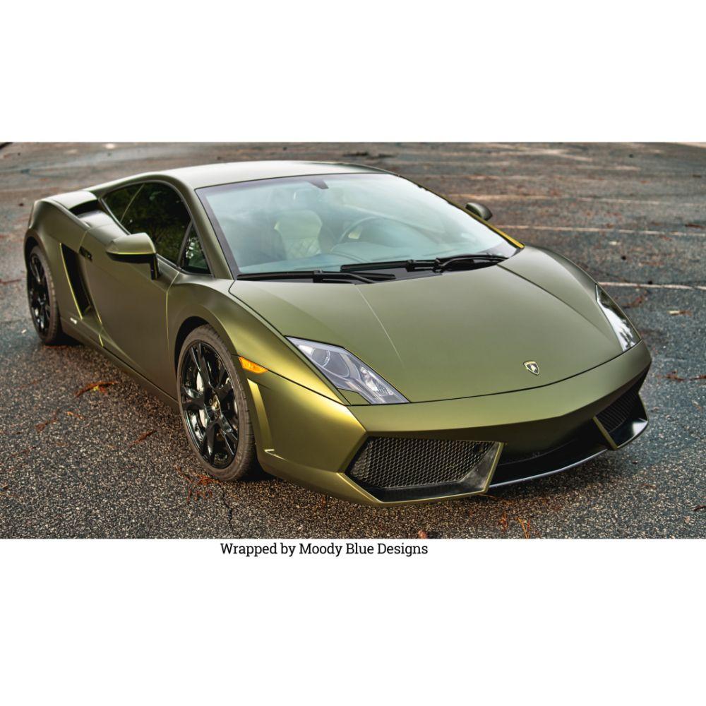 AVERY DENNISON SW900 SUPREME SATIN HOPE GREEN METALLIC VINYL WRAP | SW900-767-S