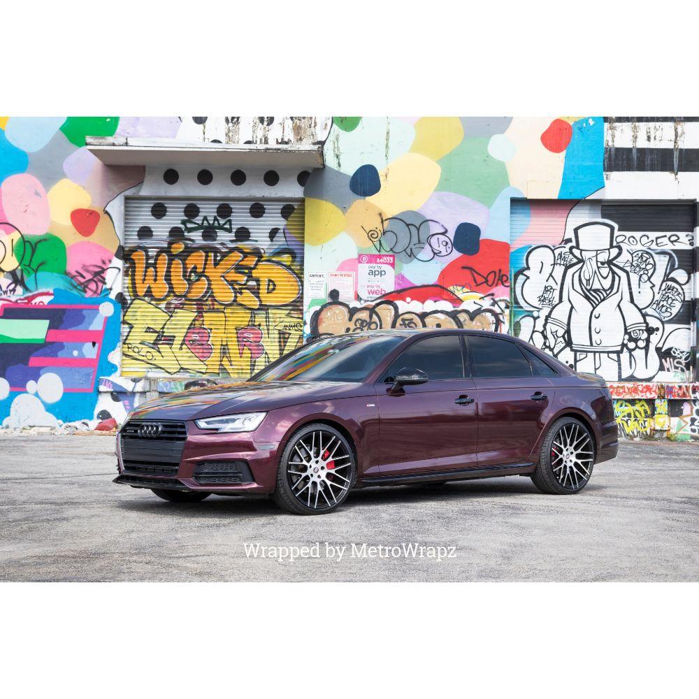 AVERY DENNISON SW900 SUPREME GLOSS PASSION RED METALLIC VINYL WRAP | SW900-448-S