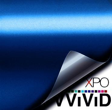 VVIVID VINYL XPO SATIN CHROME BLUE